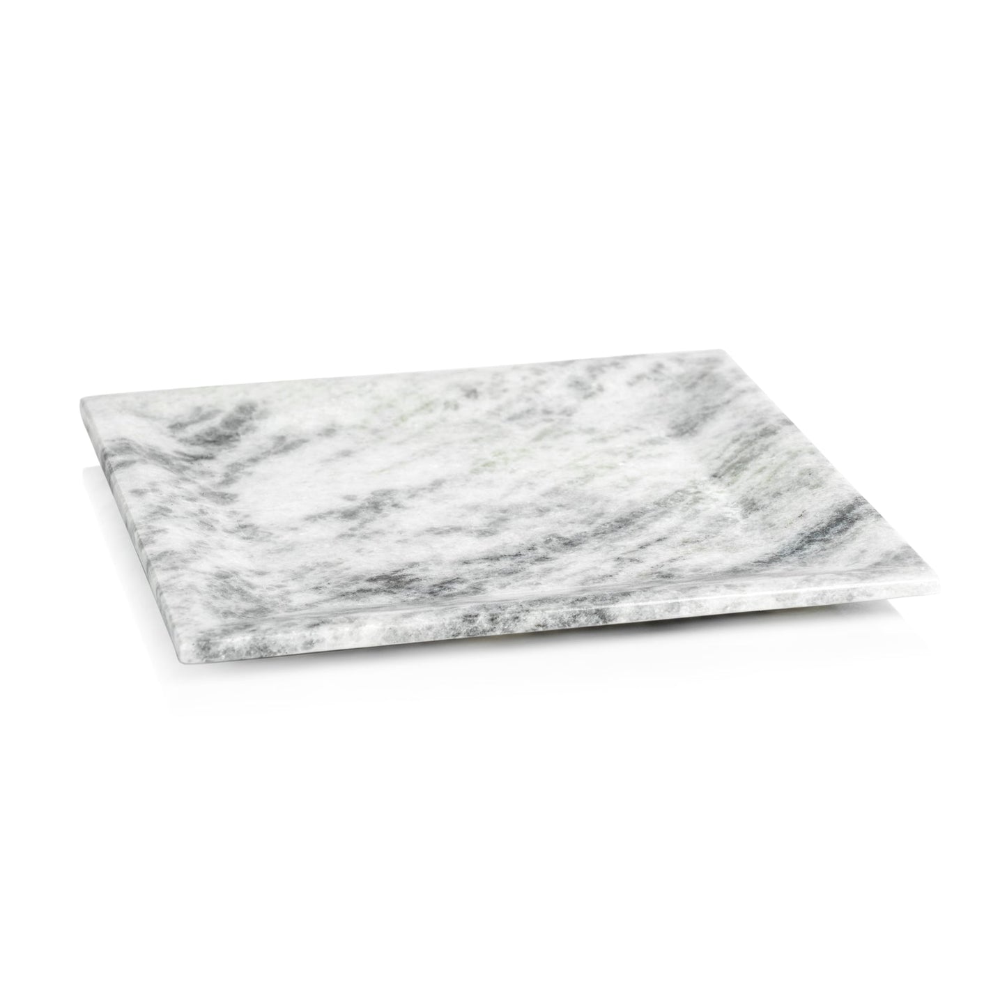 Palomar Marble Tray - White Gray - Trays by Carlyle Avenue