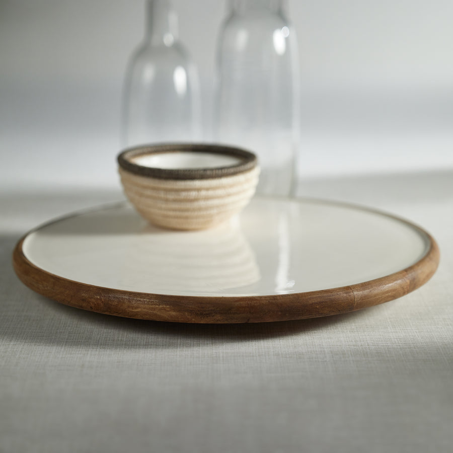 Maresias Mango Wood Lazy Susan - Trays by Carlyle Avenue