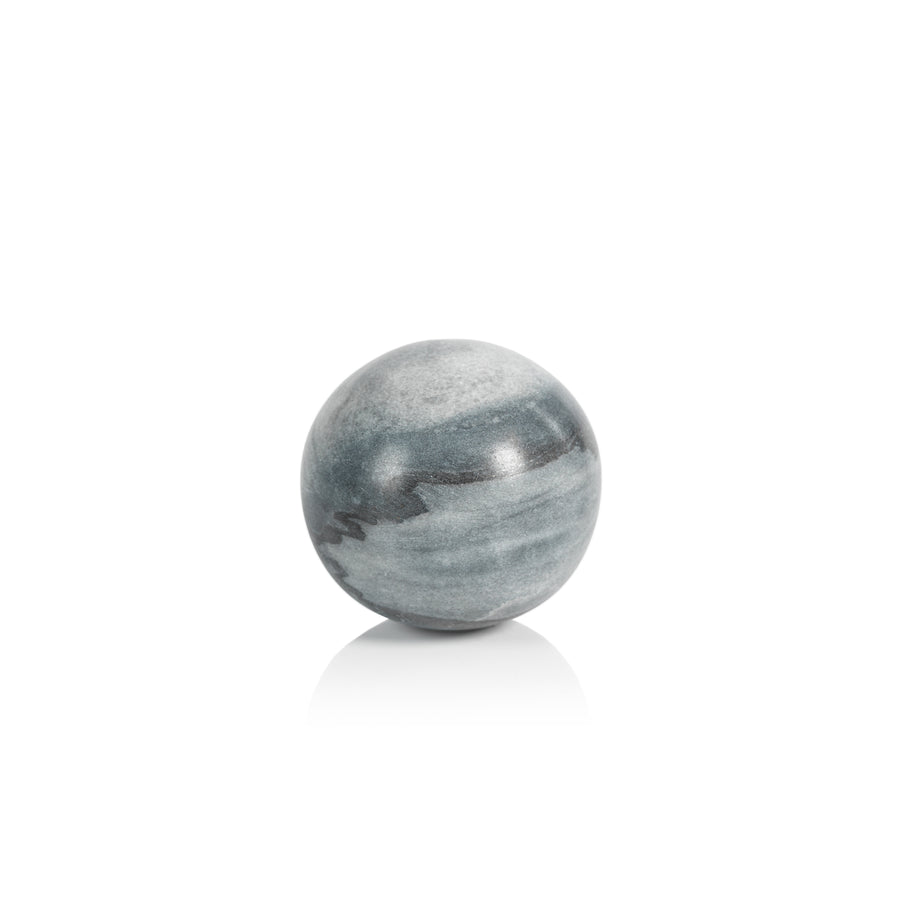 Marble Fill Ball - Gray - Decorative Accessories by Carlyle Avenue