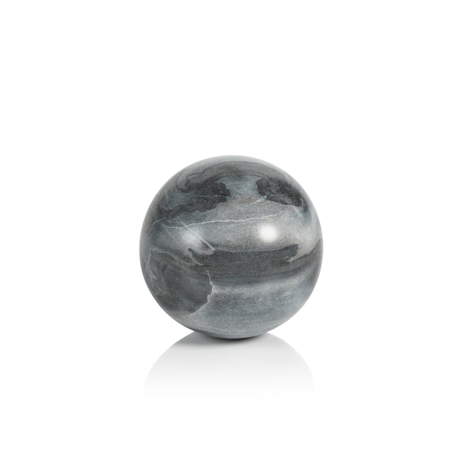 Marble Fill Ball - Gray - Decorative Accessories by Carlyle Avenue
