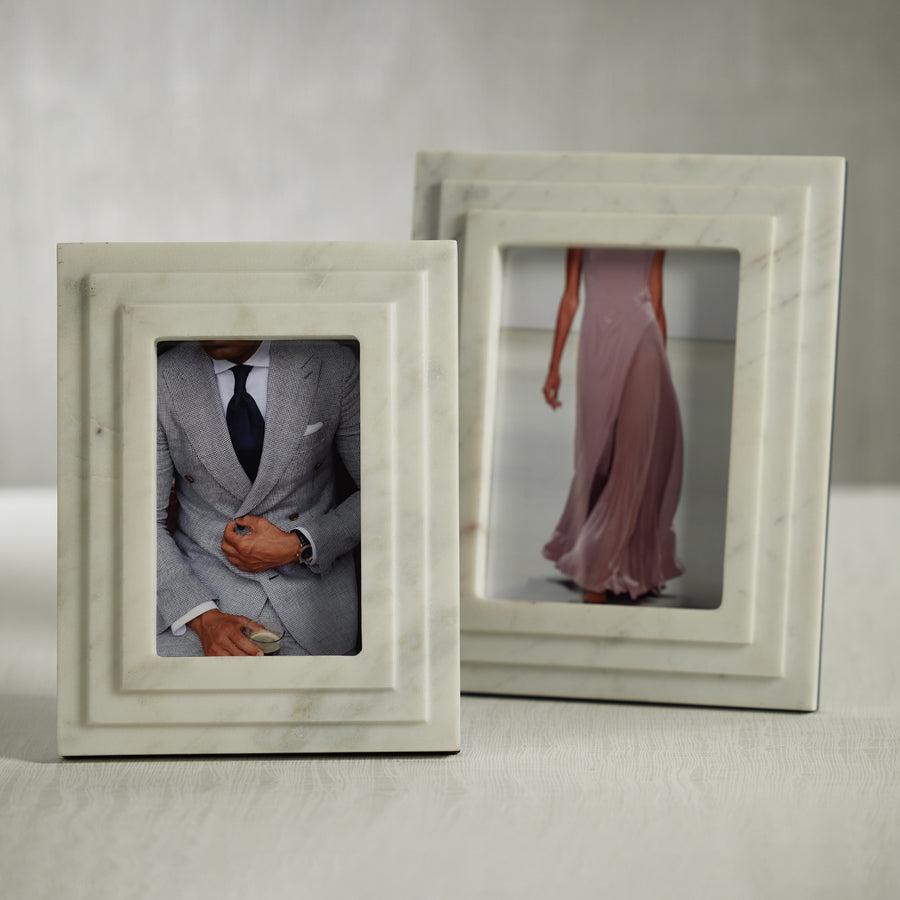 Clermont Marble Photo Frame - Picture Frames by Carlyle Avenue