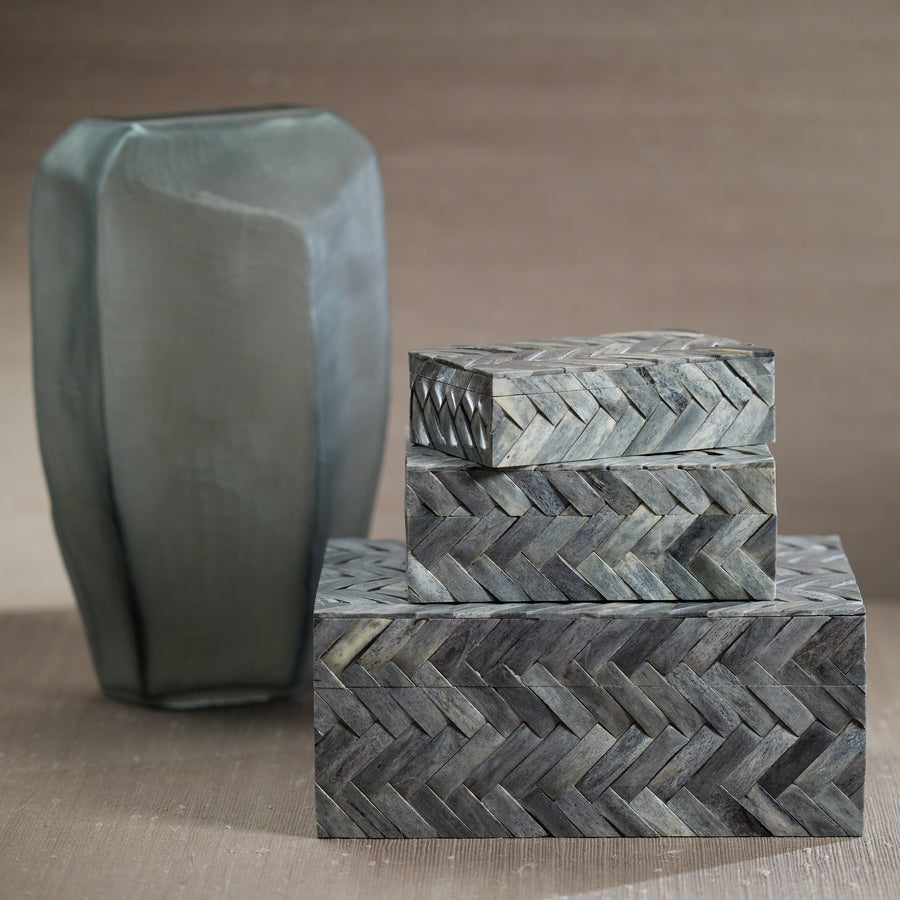 Mayfair Woven Bone Boxes - Picture Frames by Carlyle Avenue