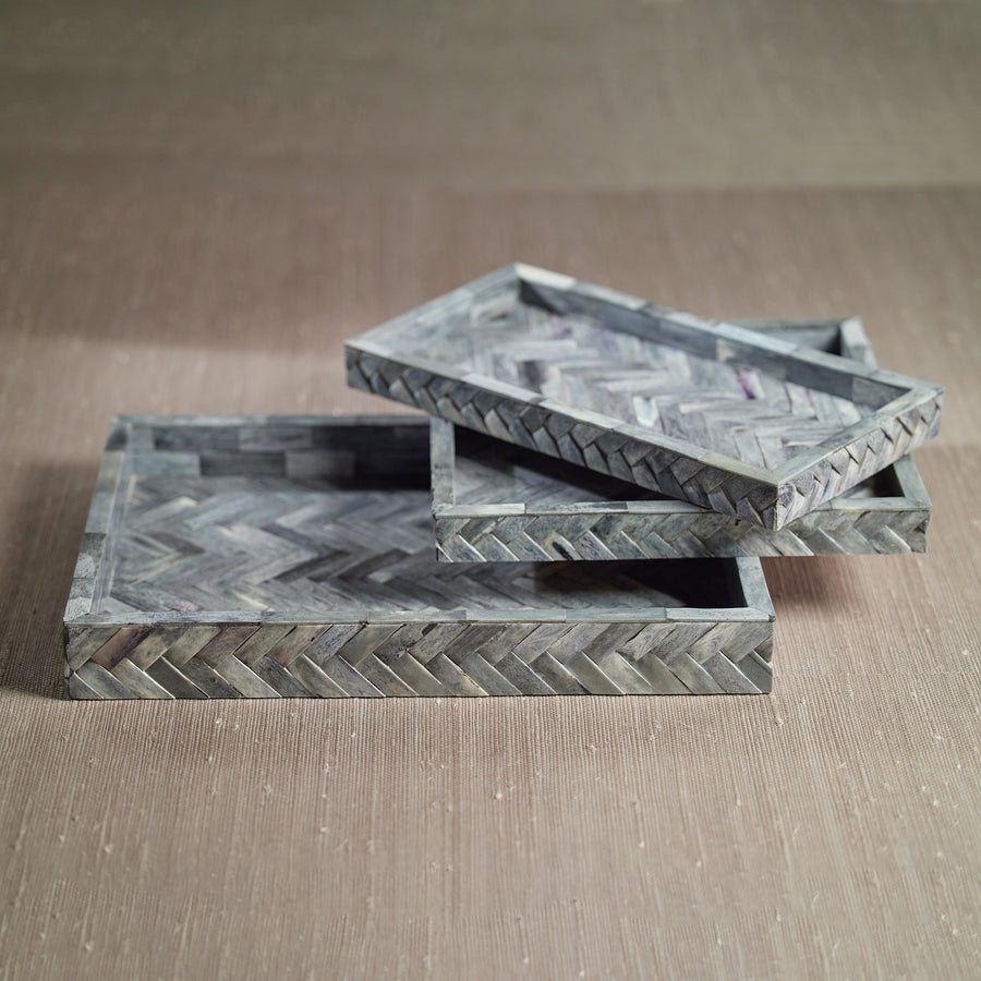 Mayfair Woven Bone Tray - Picture Frames by Carlyle Avenue
