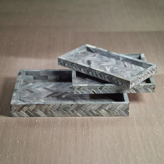 Mayfair Woven Bone Tray - Picture Frames by Carlyle Avenue