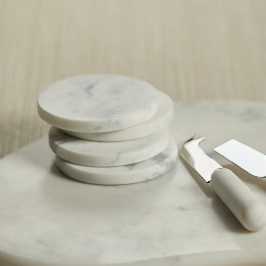 Soho Marble Coasters Set of 4 - Coasters by Carlyle Avenue