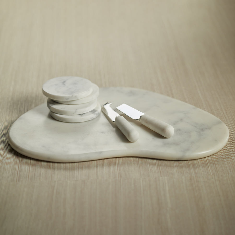Soho Curved Marble Cheese Board - Large - Tray by Carlyle Avenue