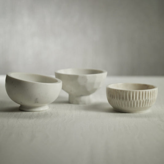 Kenzi Marble Condiment Bowl - Decorative Bowls by Carlyle Avenue