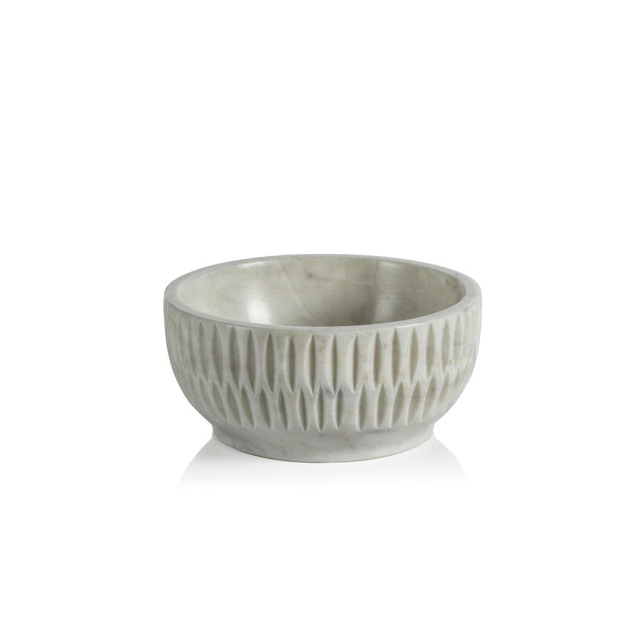 Kenzi Marble Condiment Bowl - Decorative Bowls by Carlyle Avenue