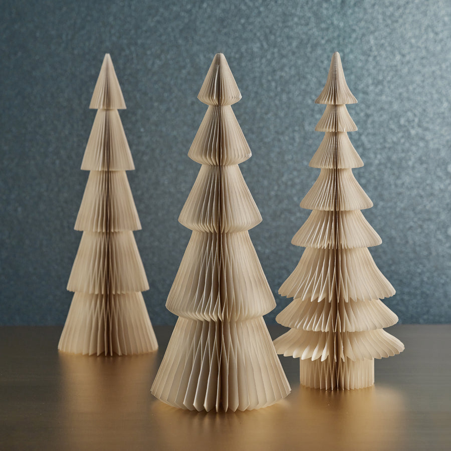 Wish Paper Davos Tree - Light Ivory 24" - Christmas Trees by Carlyle Avenue