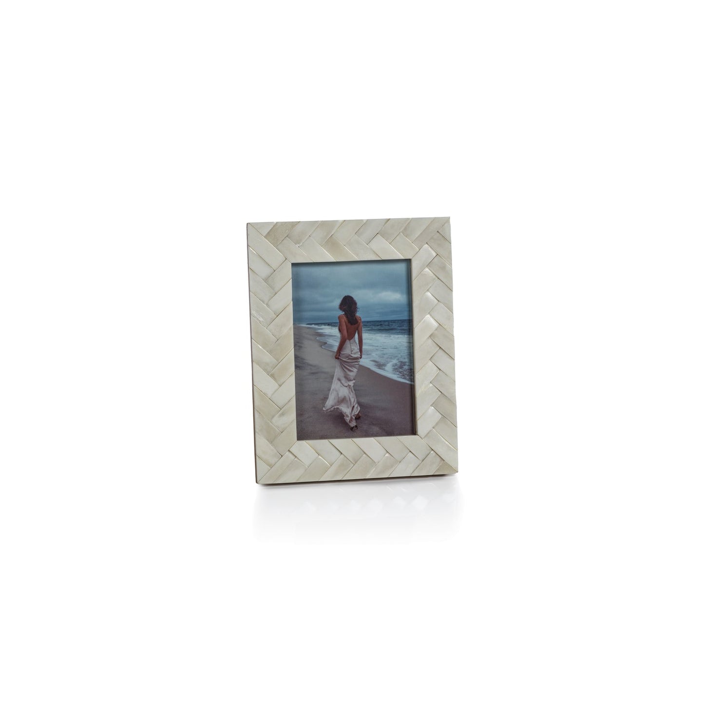 Bone Braided Photo Frame - Picture Frames by Carlyle Avenue