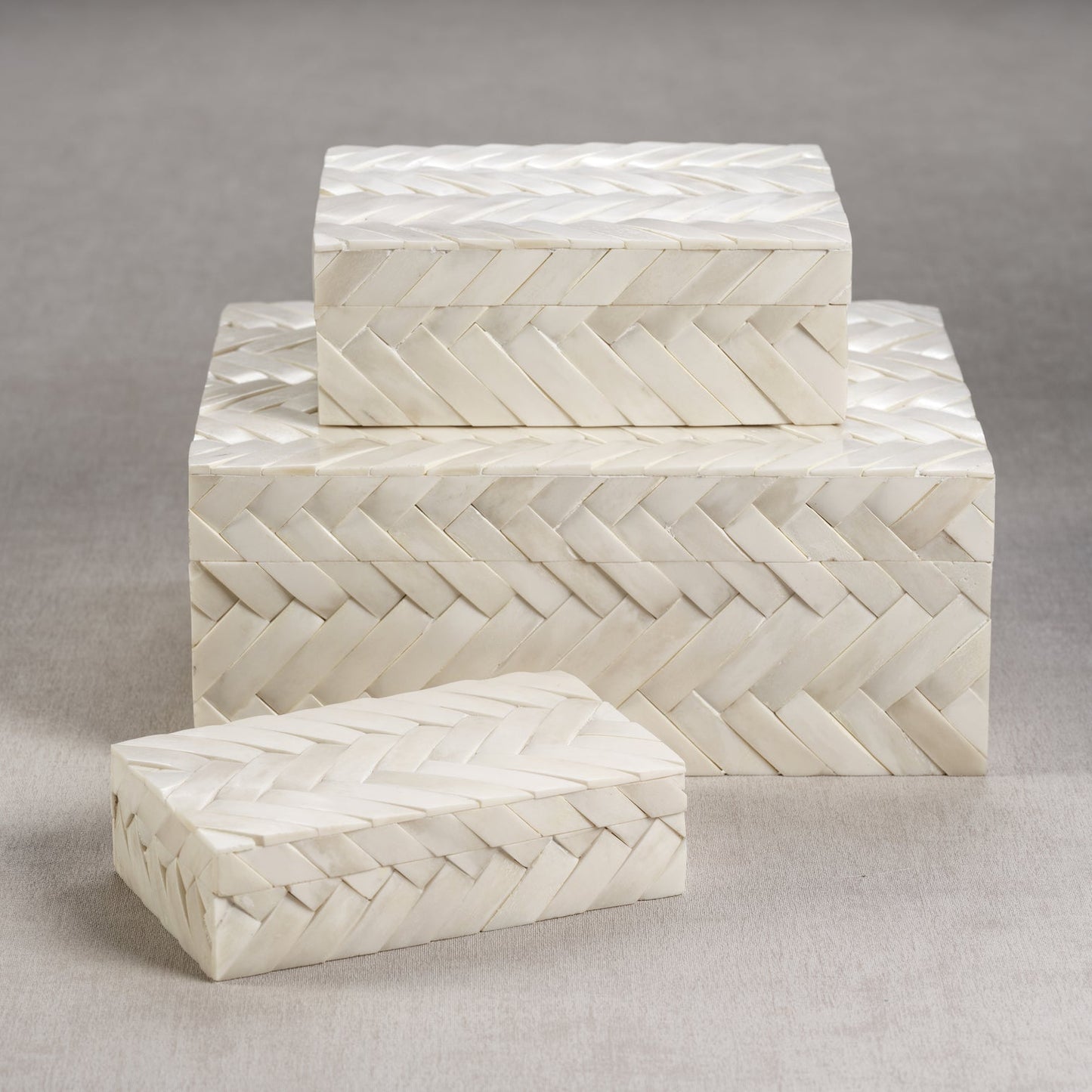 Bone Braided Box - Decorative Accessories by Carlyle Avenue