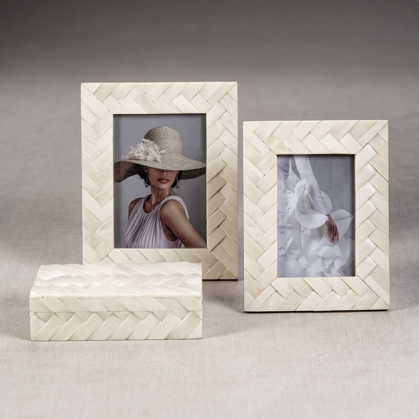 Bone Braided Box - Decorative Accessories by Carlyle Avenue