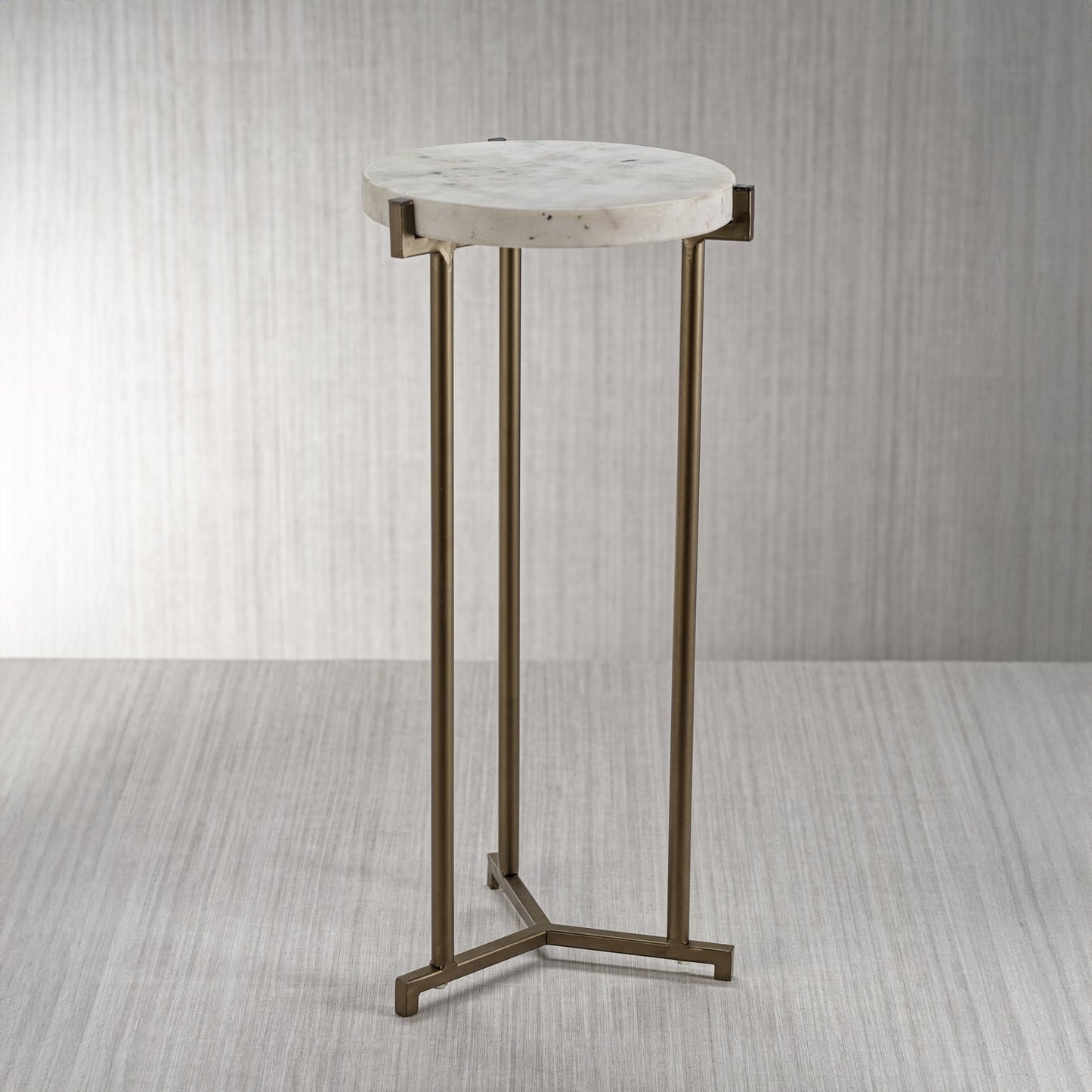 Rica Marble on Antique Brass Cocktail Table - Furniture by Carlyle Avenue