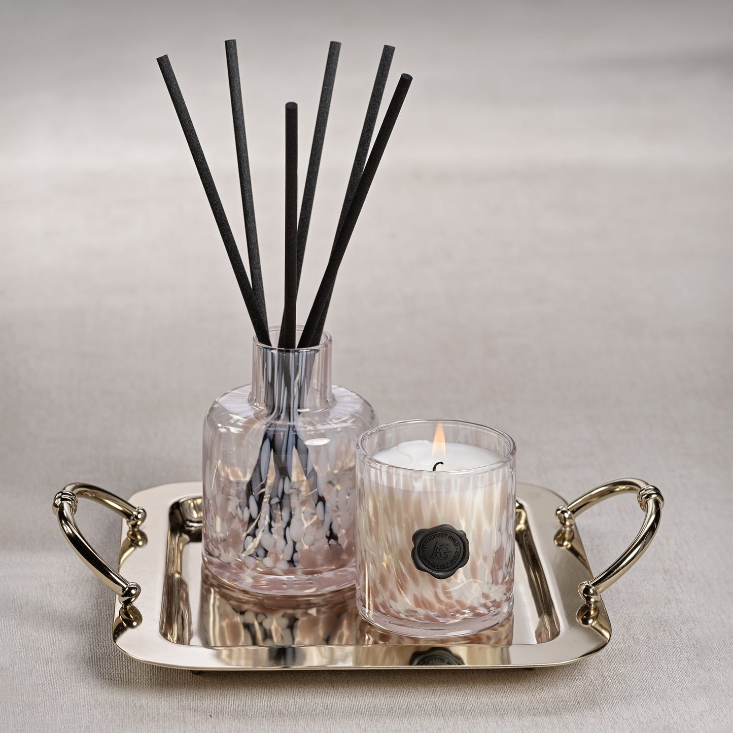 Manetta Steel & Brass Tray - Polished Gold - 5 sizes - Trays by Carlyle Avenue