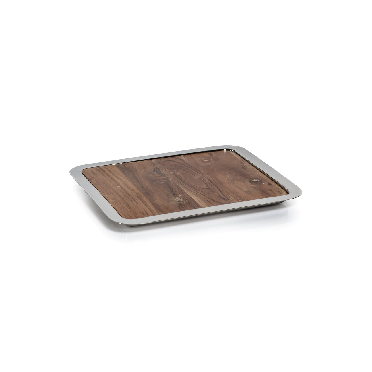 Brasserie Steel and Acacia Wood All-In-One Gastronomy Board - Trays by Carlyle Avenue