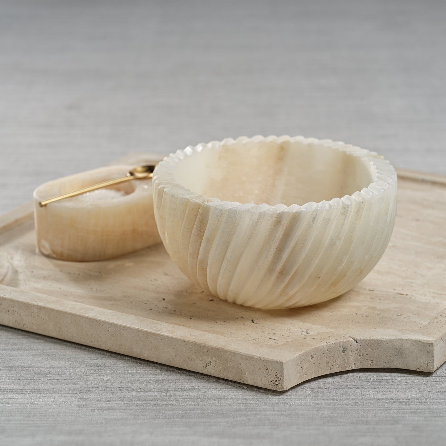 Spiraled Onyx Serving Bowl - Decorative Bowls by Carlyle Avenue