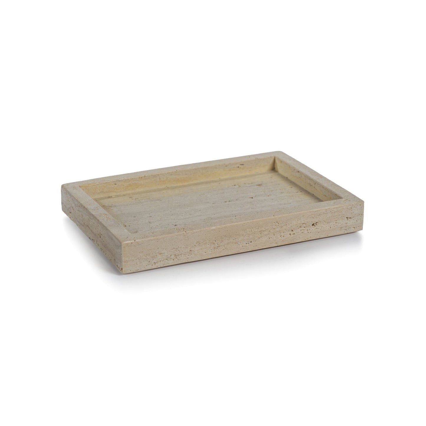 Travertine Marble Tray - 2 Sizes - Trays by Carlyle Avenue