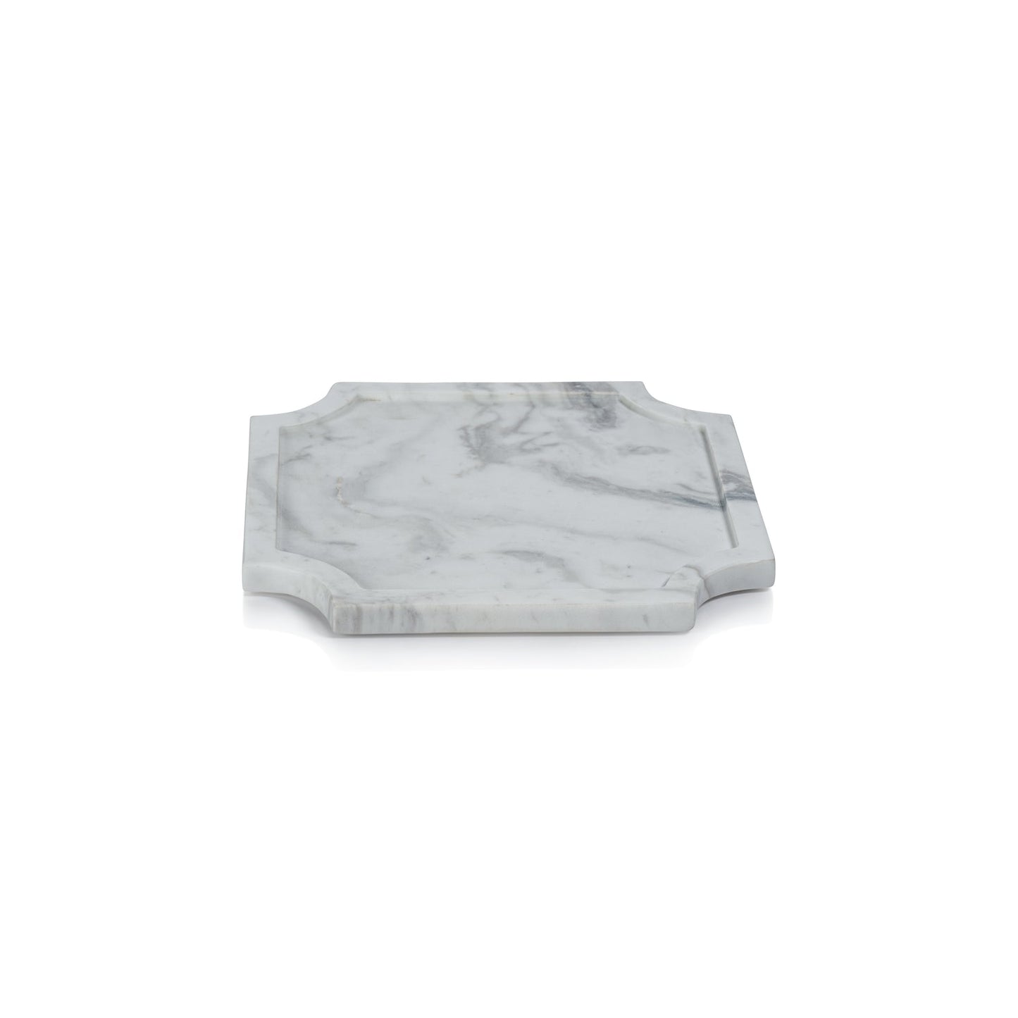 Zellige Volakas Marble Tray - Decorative Trays by Carlyle Avenue