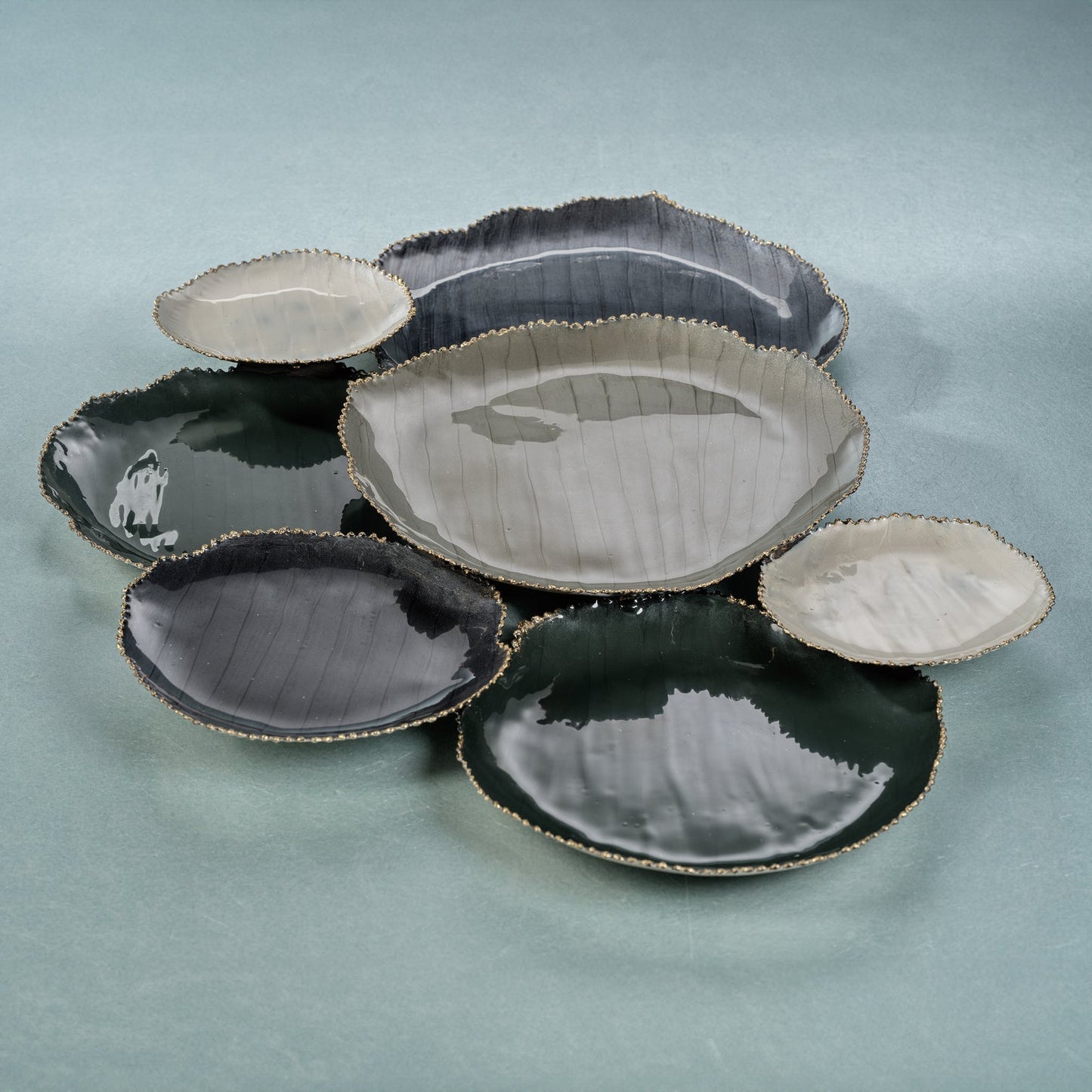 Enameled 7-Cluster Tray - Trays by Carlyle Avenue