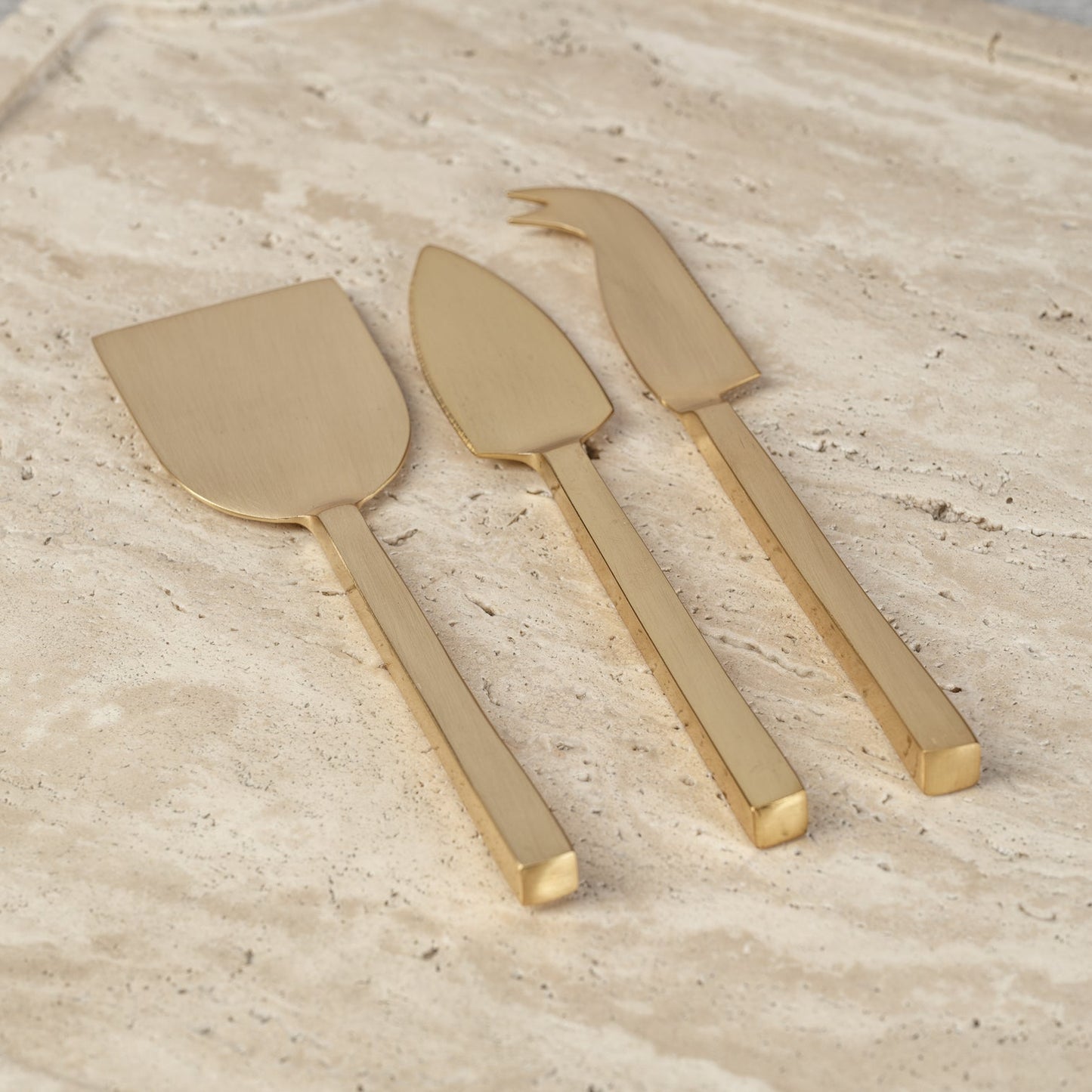 Cheese Slicer and Server Set - Gold - Cheese Knives by Carlyle Avenue