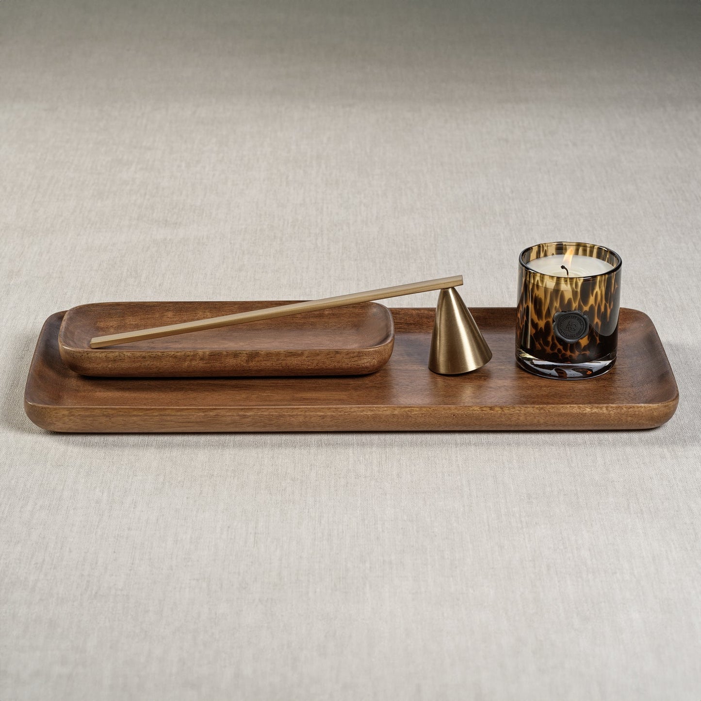 Handcrafted Mango Wood Oasis Tray - Trays by Carlyle Avenue