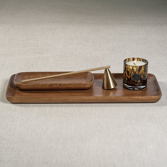 Handcrafted Mango Wood Oasis Tray - Trays by Carlyle Avenue