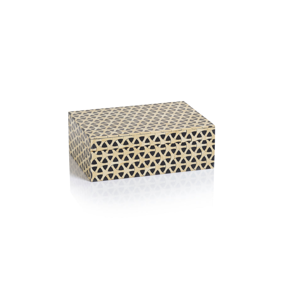 Klosters Geometric Pattern Inlaid Box - Boxes by Carlyle Avenue