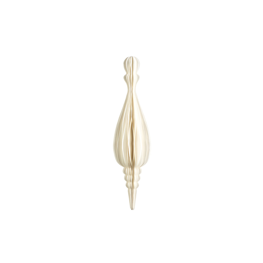 Wish Paper Elongated Droplet Pendant - Holiday Ornaments by Carlyle Avenue