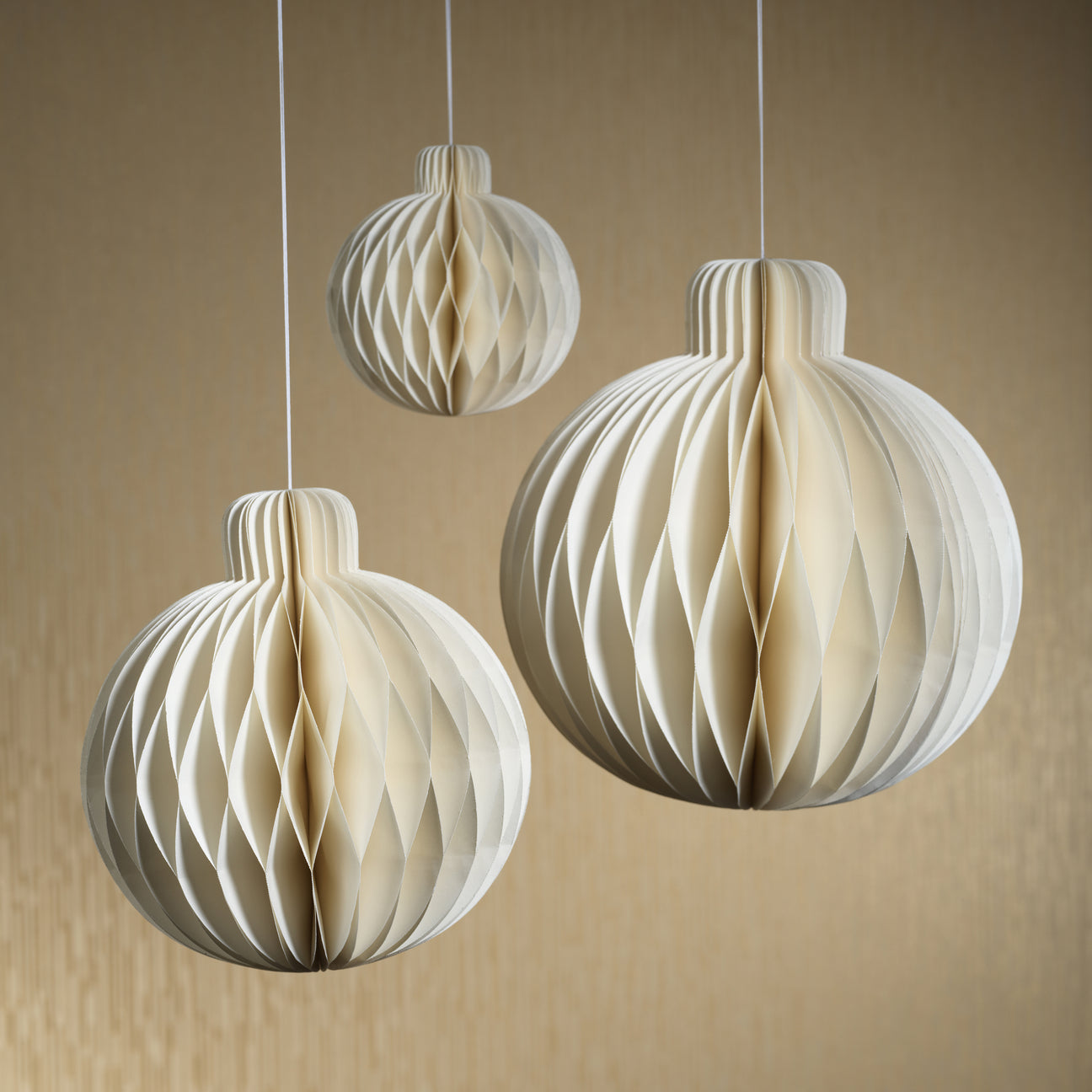 Wish Paper Sphere Ball Ornament - Holiday Ornaments by Carlyle Avenue