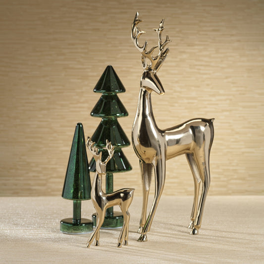 Golden Deer - Christmas Decor by Carlyle Avenue