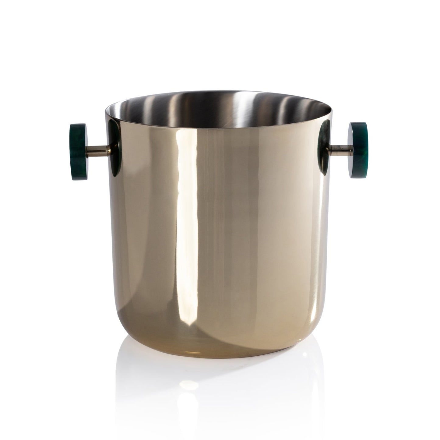 Spiga Ice Bucket - Gold & Green