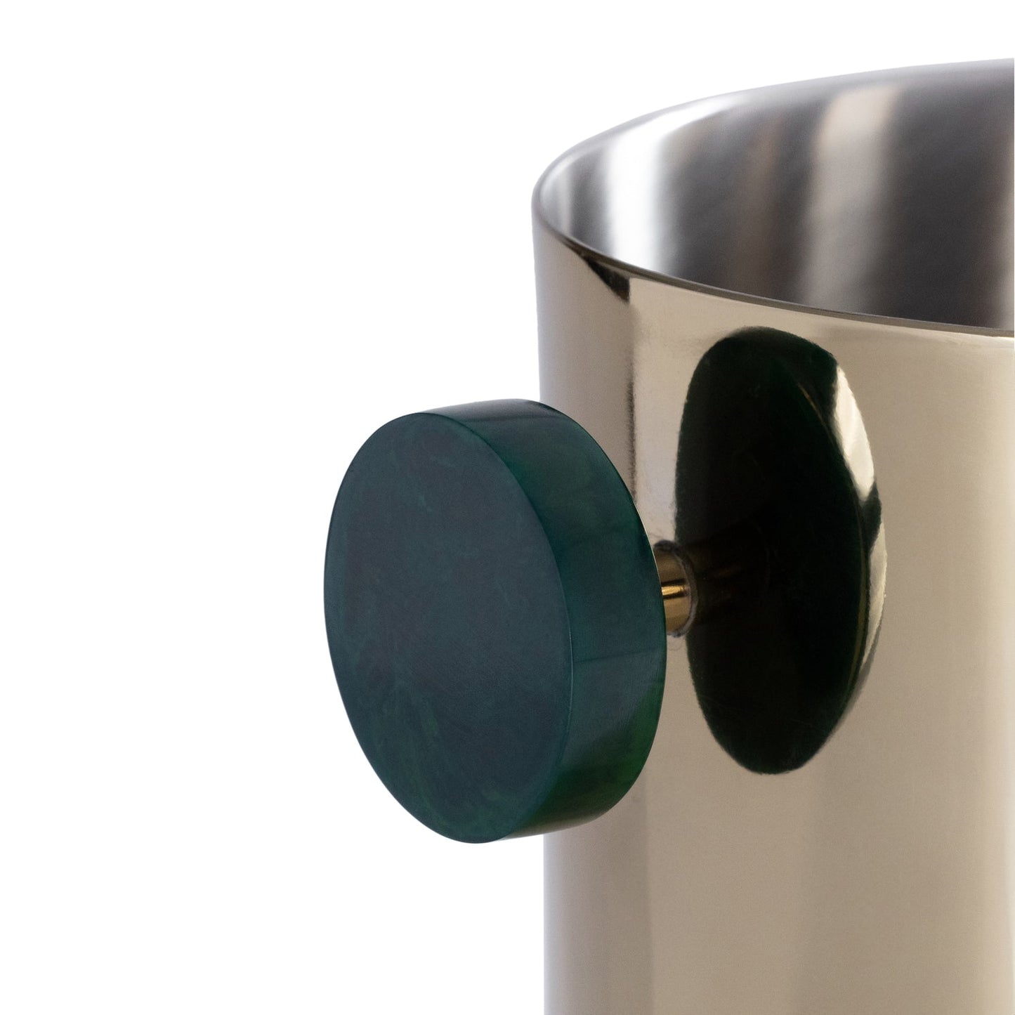 Spiga Ice Bucket - Gold & Green