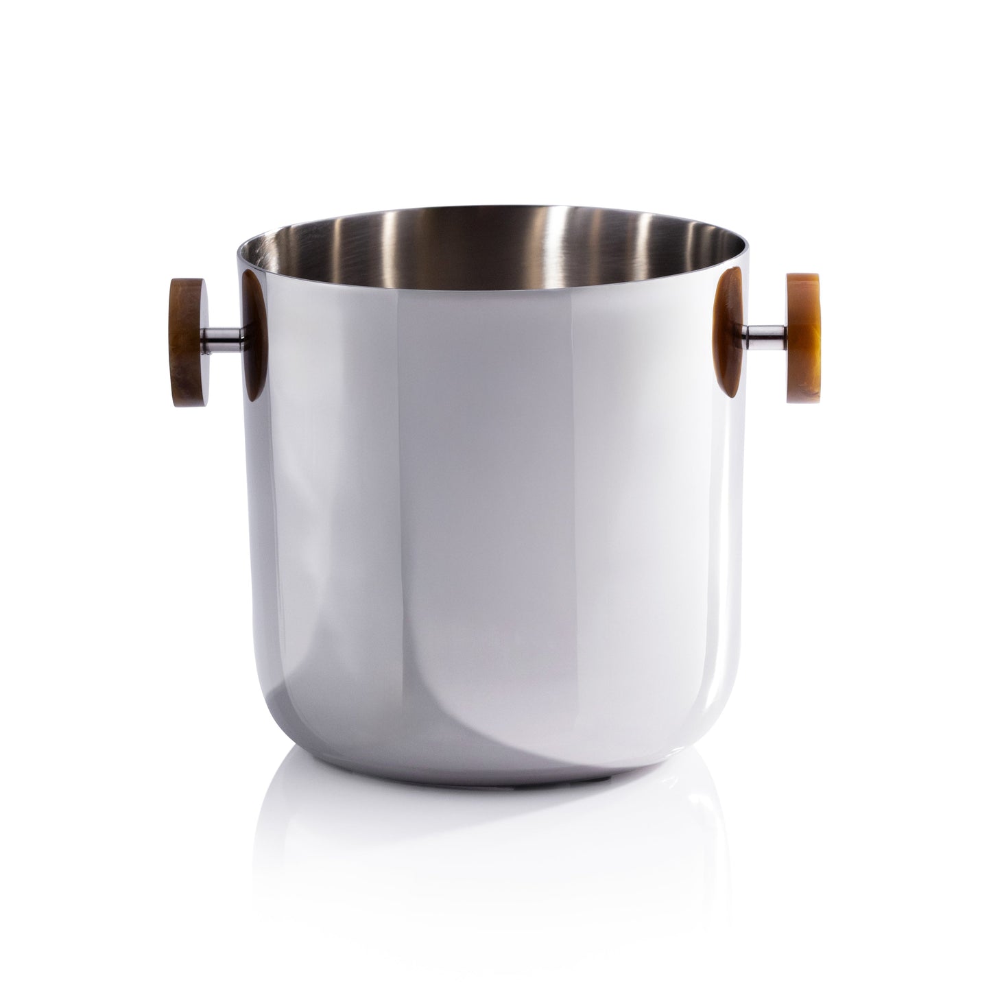 Spiga Ice Bucket - Nickel & Amber