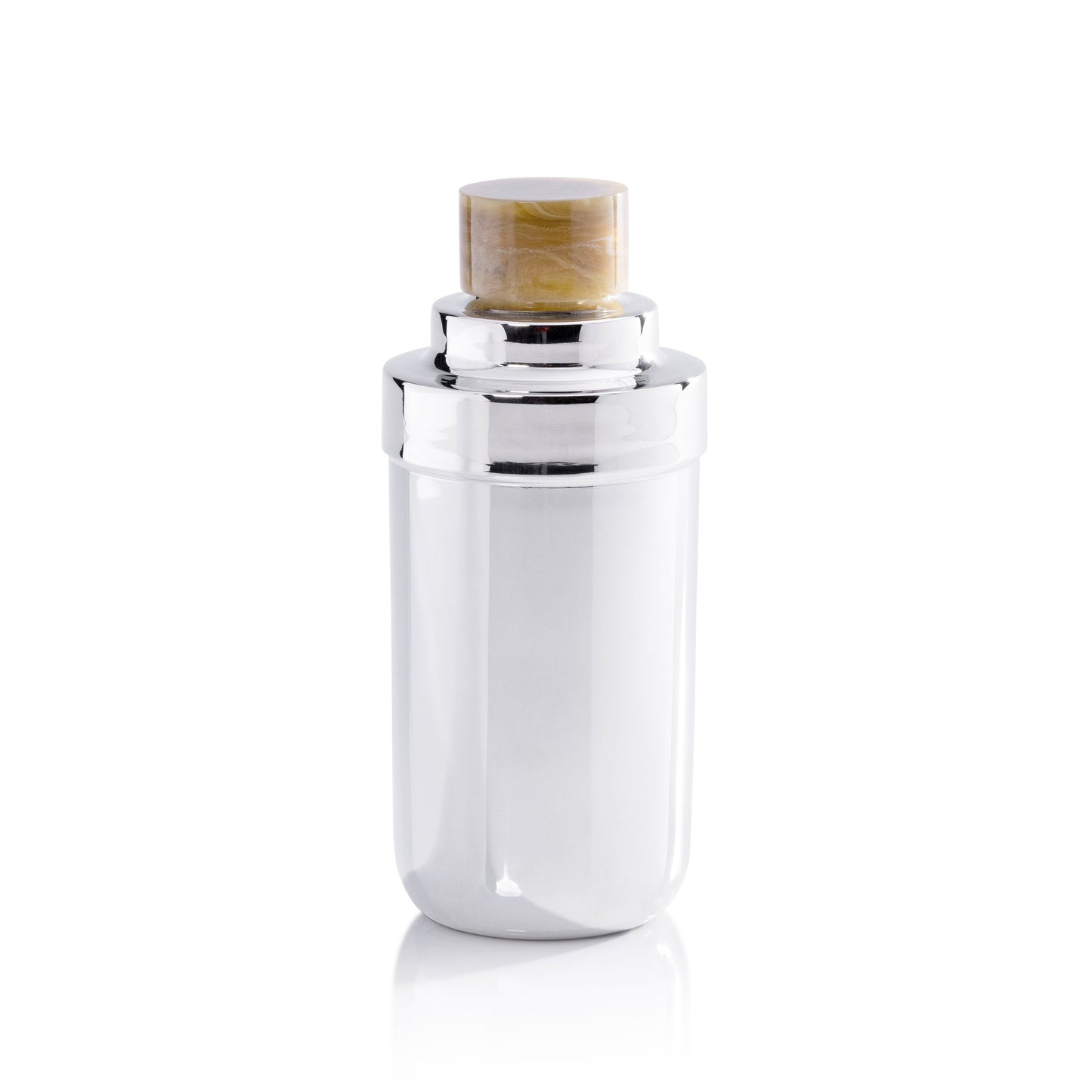 Spiga Cocktail Shaker - Nickel & Amber - Barware by Carlyle Avenue
