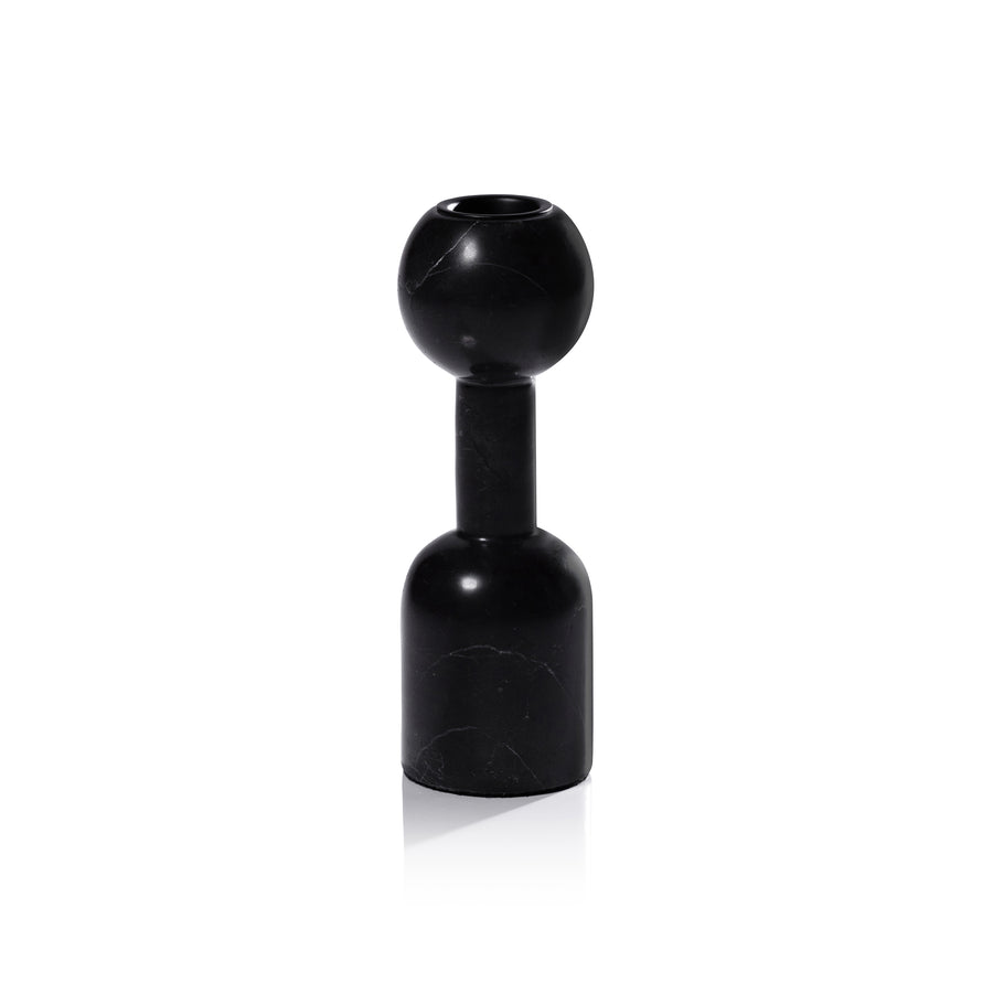 Kyoto Modern Candle Holder - Black Marqunio - Candle Holders by Carlyle Avenue