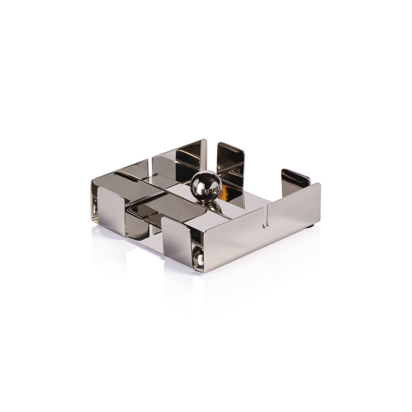 Basso Napkin Holder Collection - Polished Nickel - Napkin Holder by Carlyle Avenue