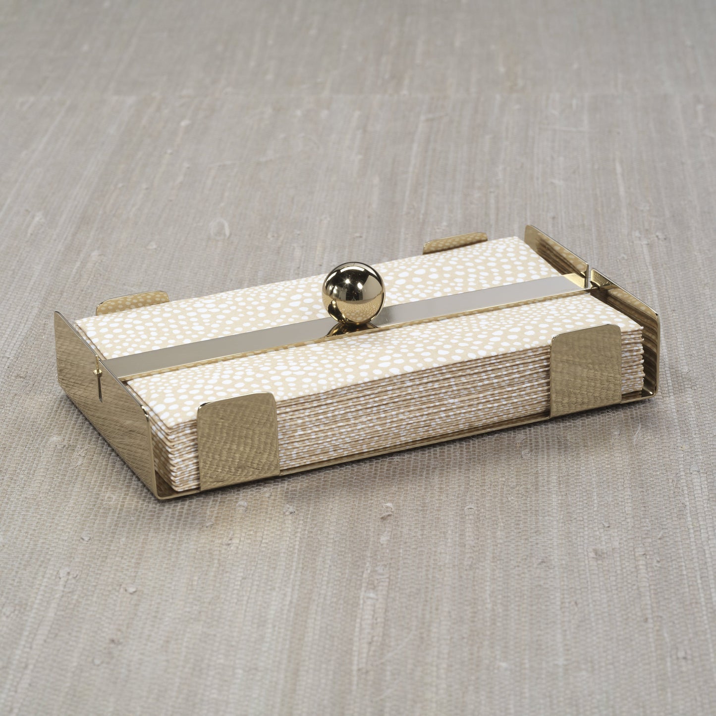 Basso Napkin Holder Collection - Polished Gold - Napkin Holder by Carlyle Avenue
