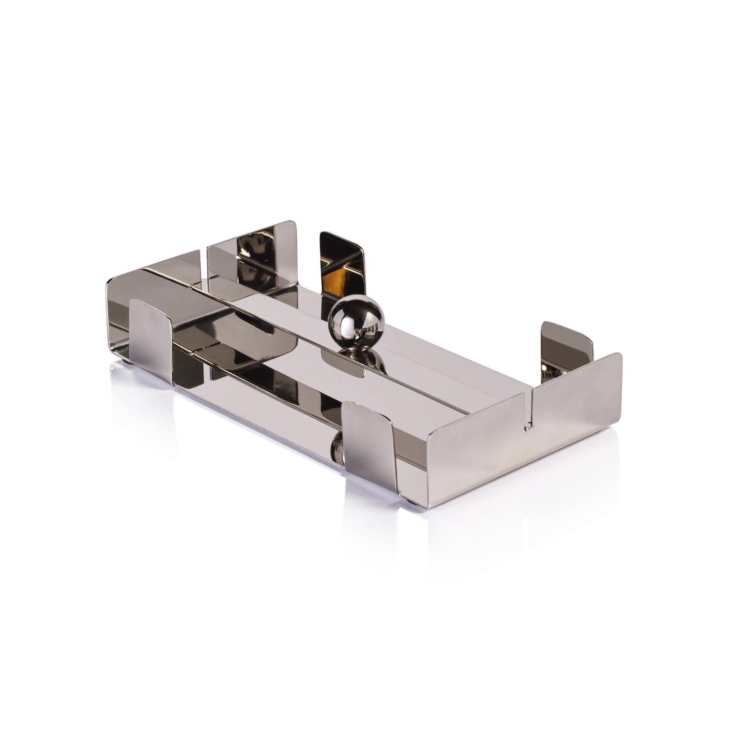 Basso Napkin Holder Collection - Polished Nickel - Napkin Holder by Carlyle Avenue