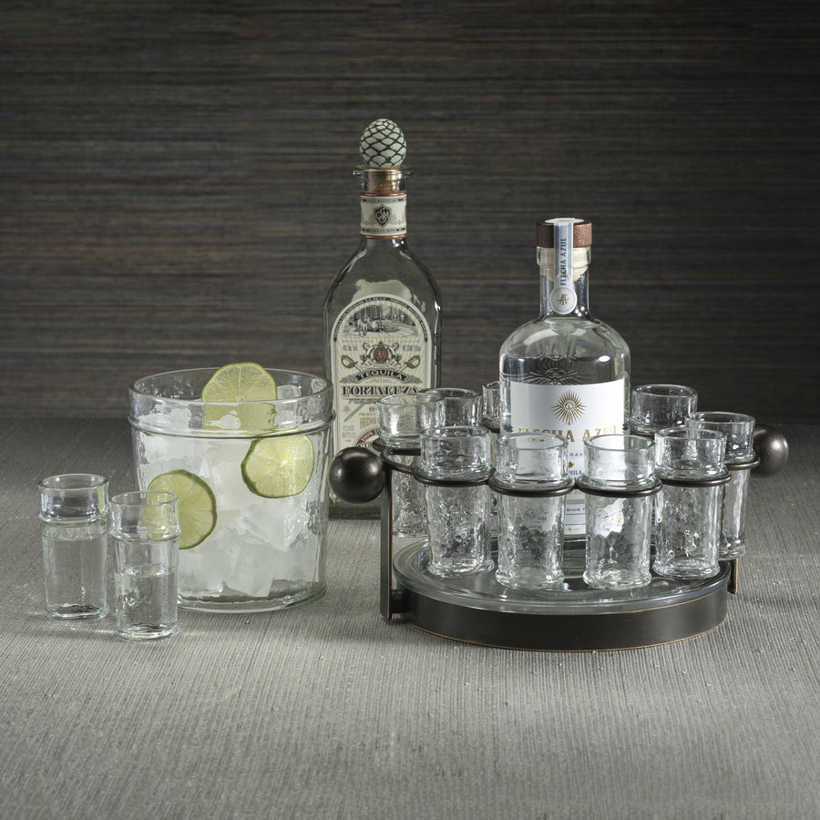 Agave Ten Shot Tequila Set with Ice Bucket - Barware by Carlyle Avenue