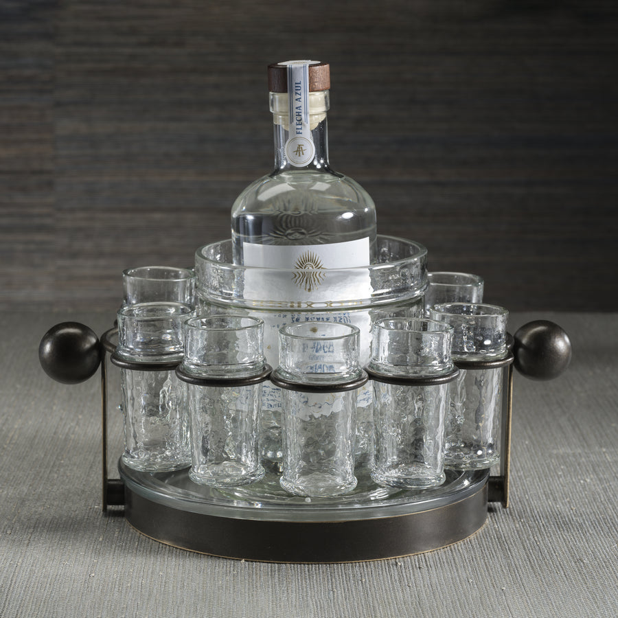 Agave Ten Shot Tequila Set with Ice Bucket - Barware by Carlyle Avenue