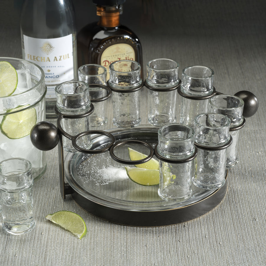 Agave Ten Shot Tequila Set with Ice Bucket - Barware by Carlyle Avenue