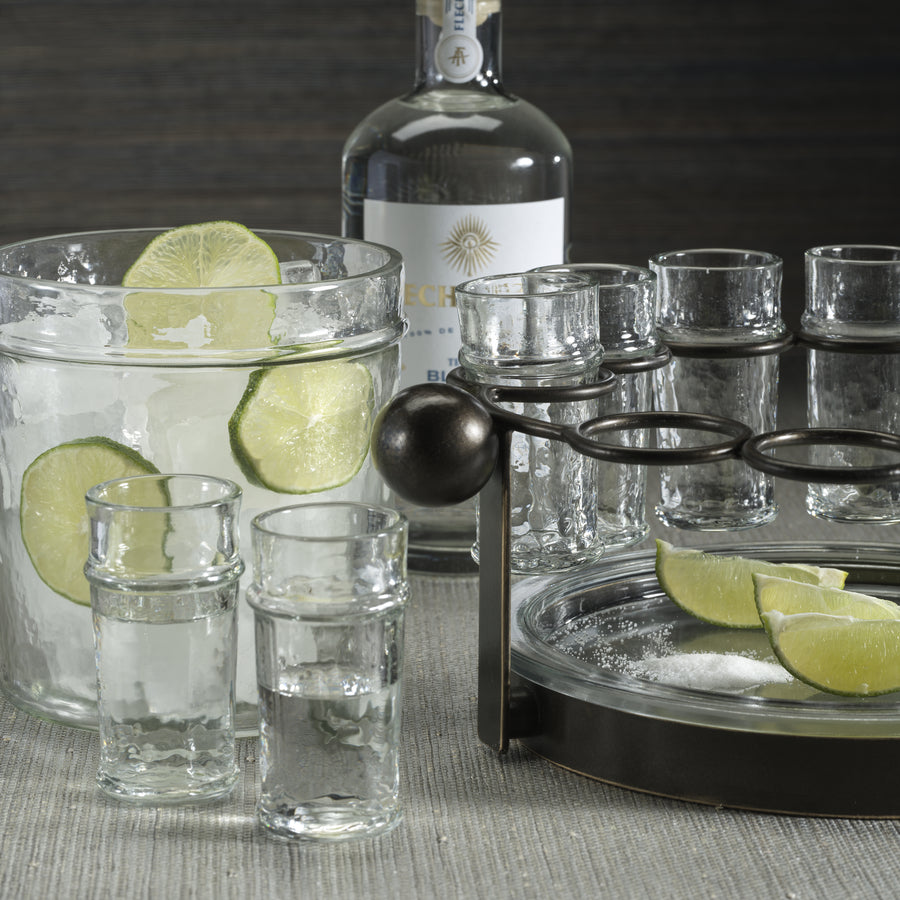 Agave Ten Shot Tequila Set with Ice Bucket - Barware by Carlyle Avenue