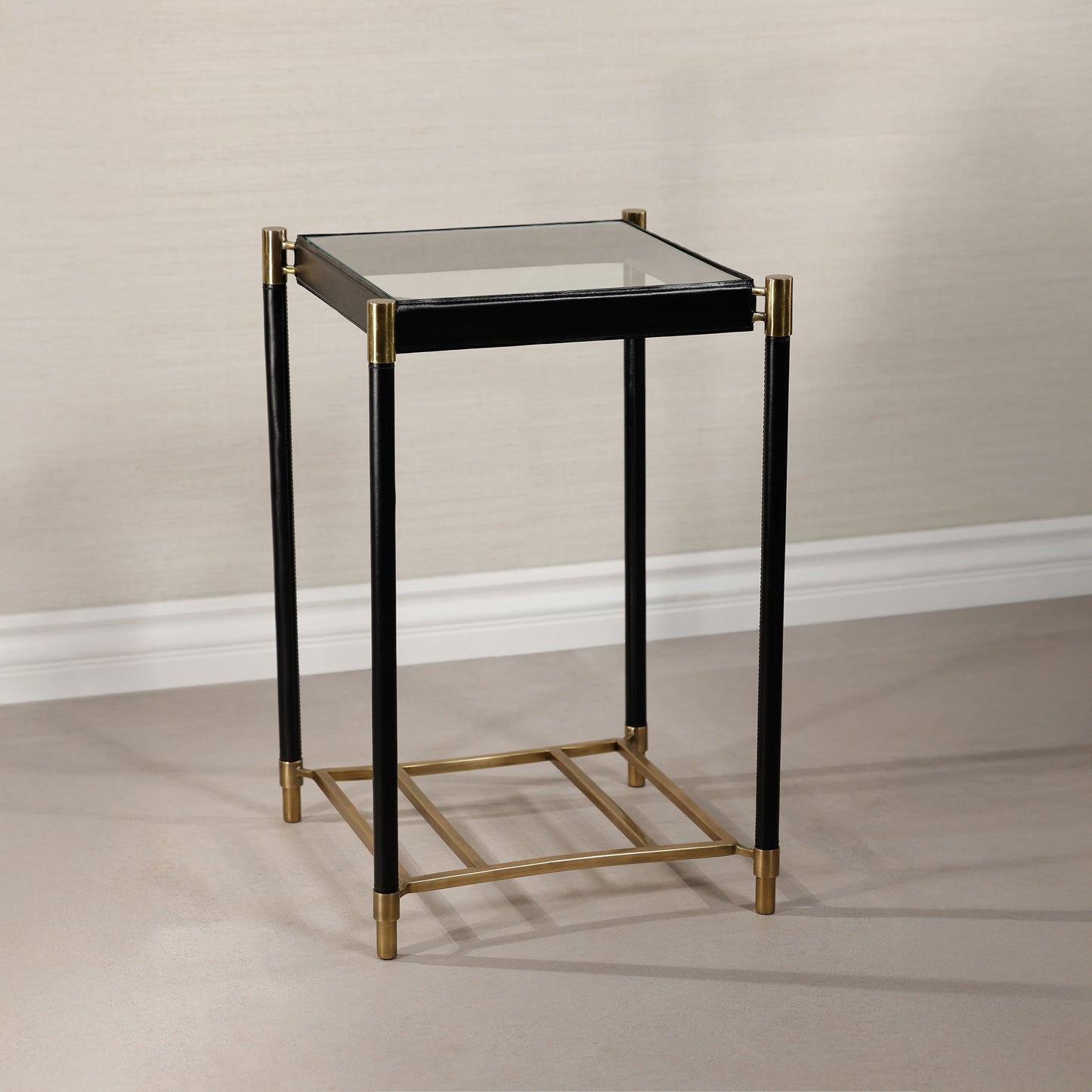 Park Lane 18 Leather Side Table