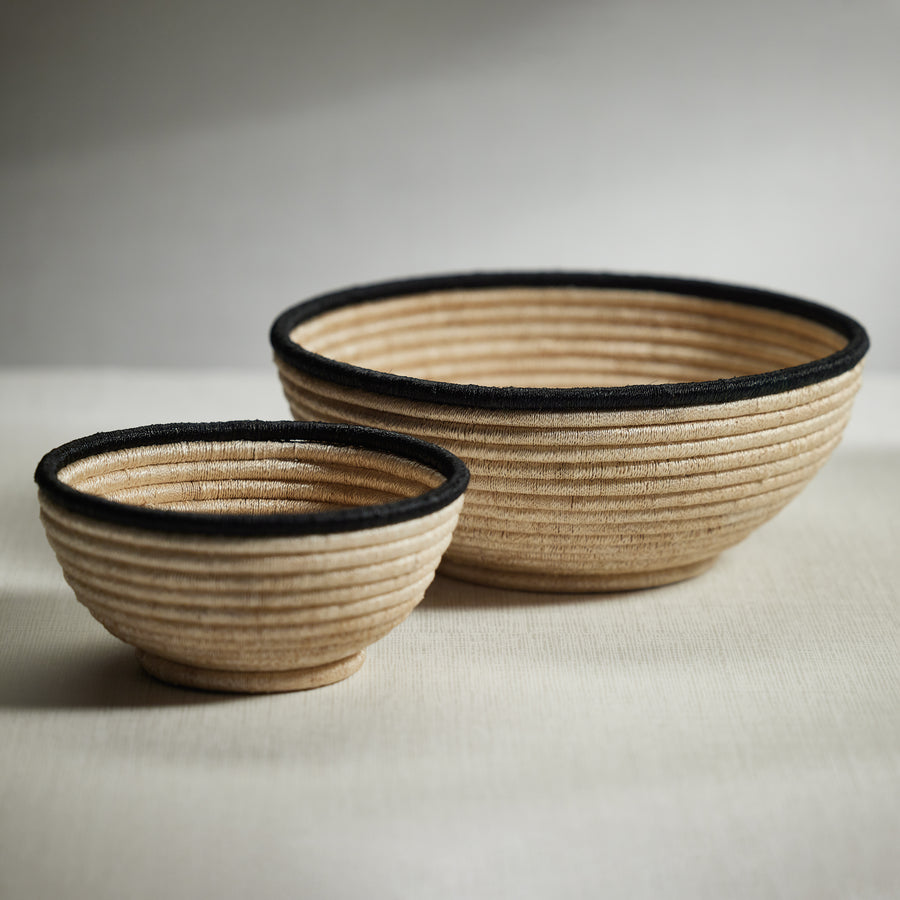 Martigues Coiled Abaca Bowl - Bowls by Carlyle Avenue
