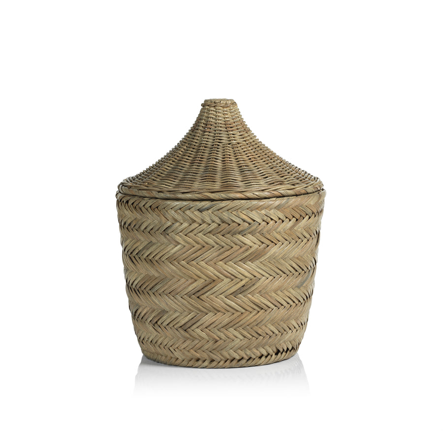 Set of 2 Mayfair Rattan Baskets - Baskets by Carlyle Avenue
