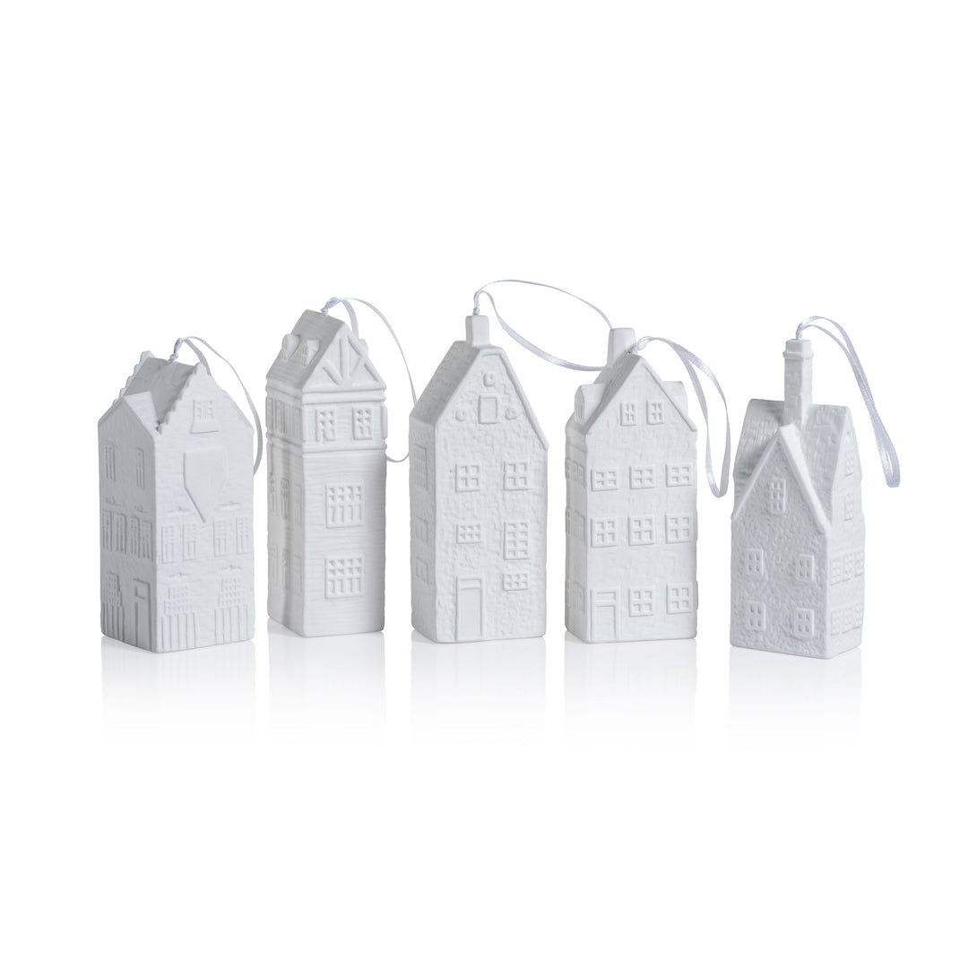 Dutch Canal House Ornaments (single) - Holiday Ornaments by Carlyle Avenue