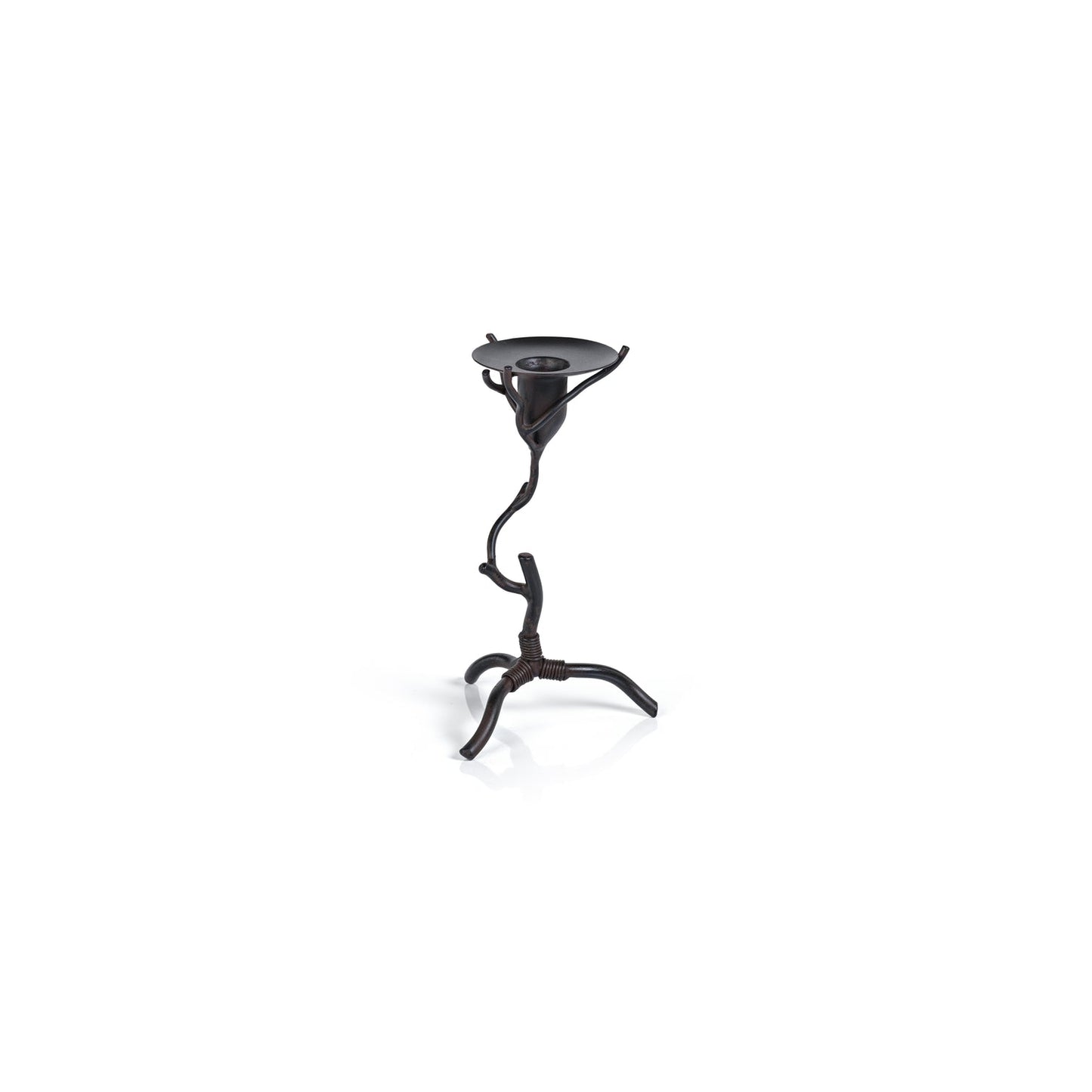 Twig Design Wrought Iron Candle Holder - Candle Holders by Carlyle Avenue