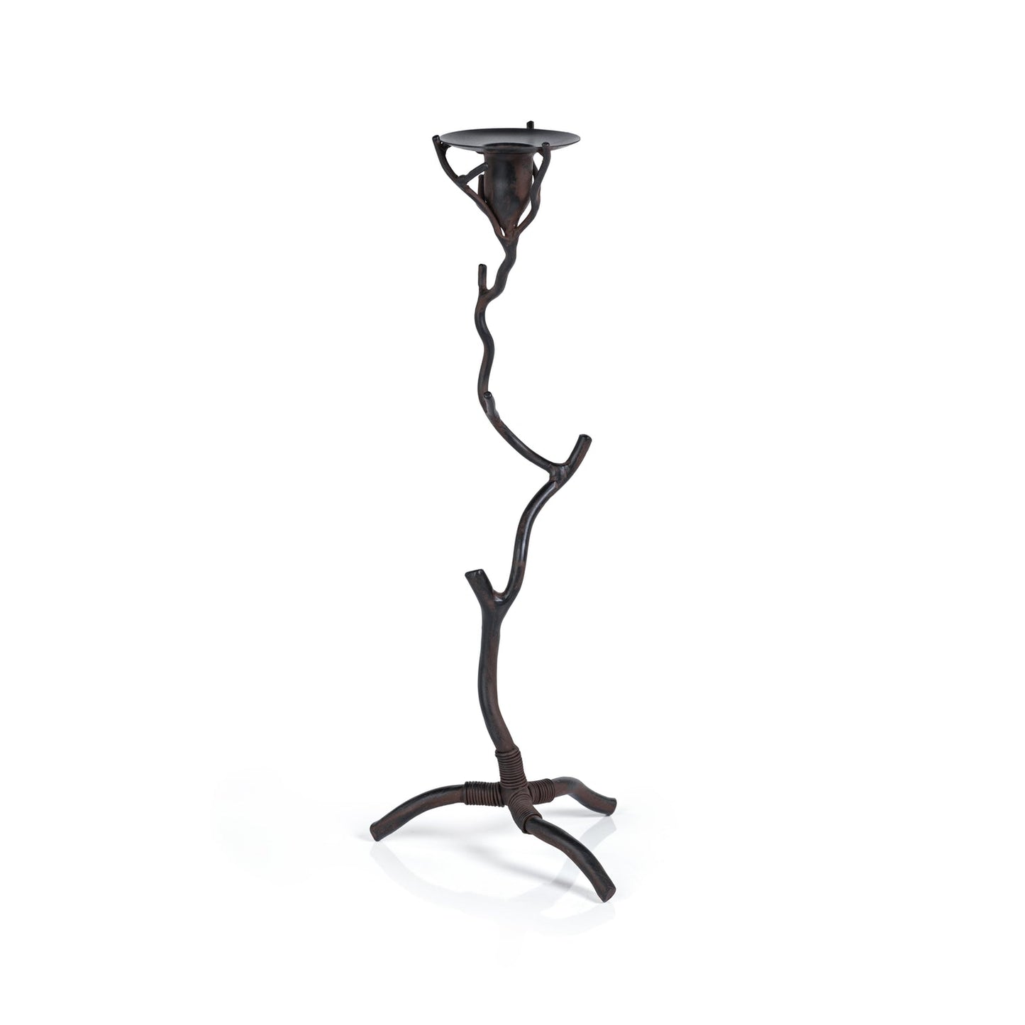 Twig Design Wrought Iron Candle Holder - Candle Holders by Carlyle Avenue