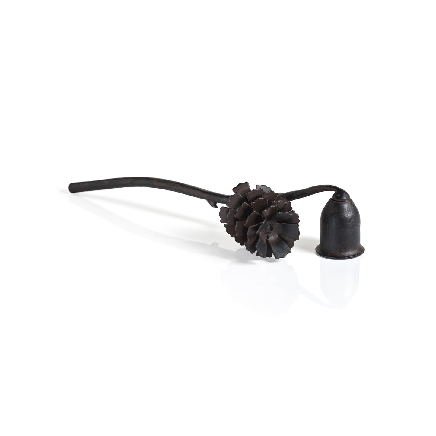 Pine Cone Design Wrought Iron Candle Snuffer - Candle Accessories by Carlyle Avenue