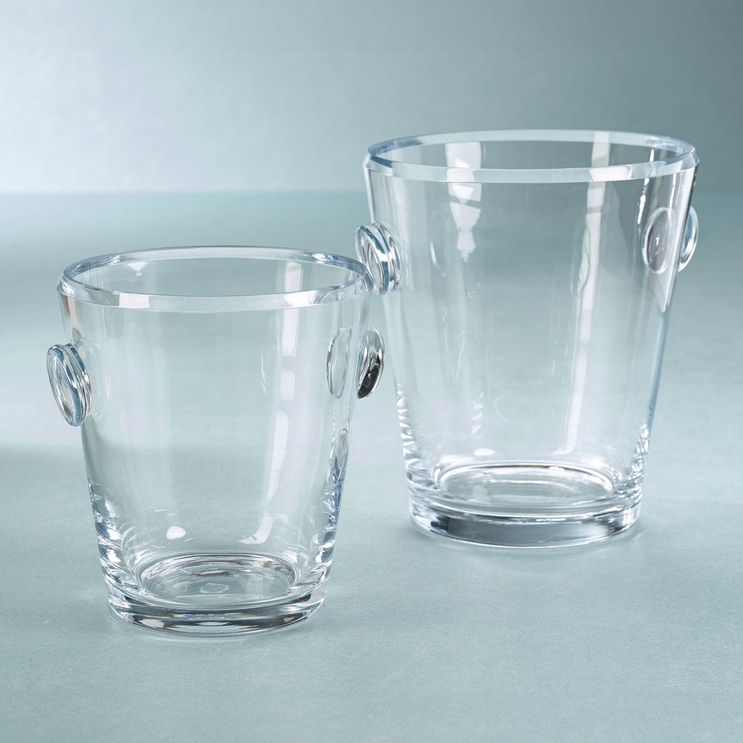 La Serena Beveled Glass Ice Bucket / Cooler - Ice Bucket by Carlyle Avenue